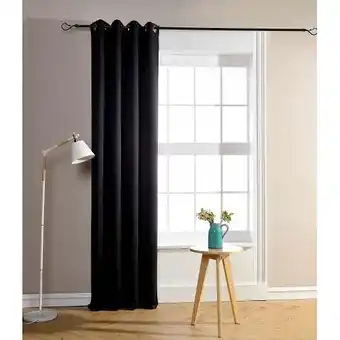 Bricomarché Rideau Occultant 140 X 260 Cm - 1 Panneau Occultant - Noir offre