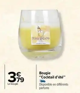 Carrefour Drive Bougie cocktail d'ete' offre