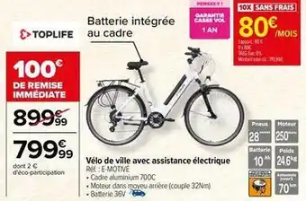 Carrefour Vélo électrique offre