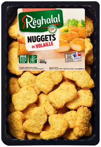 Carrefour Market RÉGHALAL Nuggets de volaille panés Halal offre