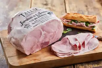 Carrefour Market Jambon à l'ancienne cuit au torchon découenné dégraissé TALLEC (y) offre