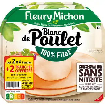 Carrefour FLEURY MICHON Blanc de Poulet offre