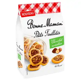 Carrefour Market BONNE MAMAN Petits feuilletés chocolat noisettes offre