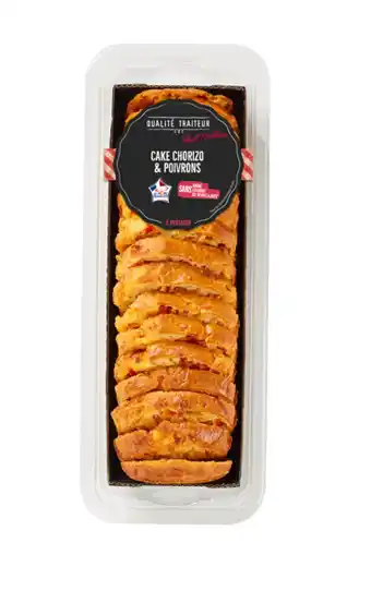 Carrefour Cake au chorizo et poivrons offre