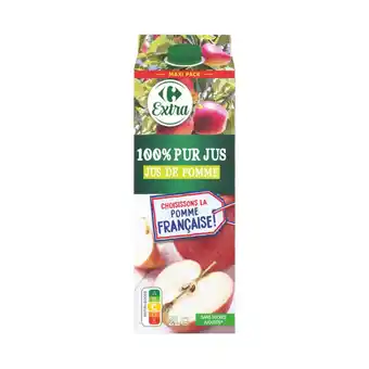 Carrefour Market CARREFOUR EXTRA 100% Pur Jus de Pomme offre