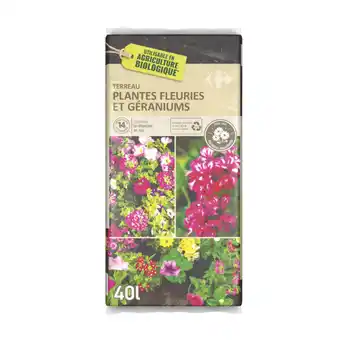 Carrefour CARREFOUR Terreau plantes fleuries offre