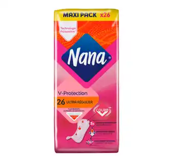 Carrefour NANA Serviettes hygiéniques Maxi Pack offre