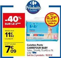 Carrefour Couches offre