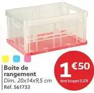 Gifi Boite de rangement offre