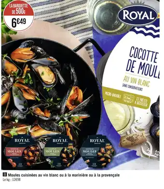 Casino Supermarchés Moules cuisinées offre