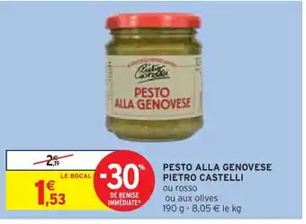 Intermarché PIETRO CASTELLI PESTO ALLA GENOVESE offre