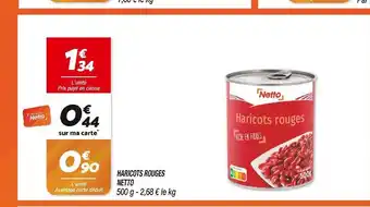 Netto NETTO HARICOTS ROUGES offre