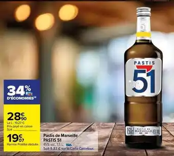Pastis 51 - pastis de marseille