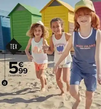 Carrefour Ensemble enfant offre