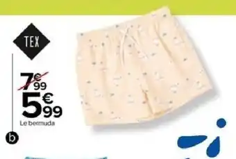 Carrefour Bermuda de bain garcon offre