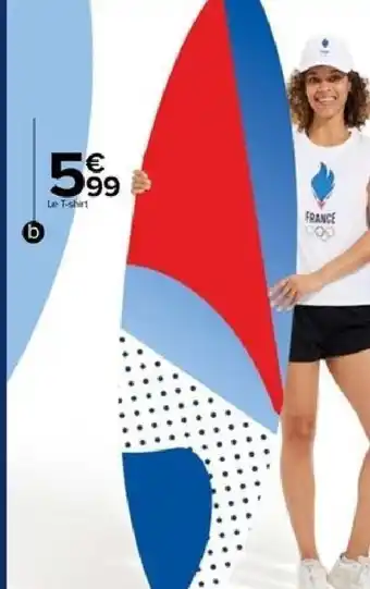 Carrefour T-shirt femme offre