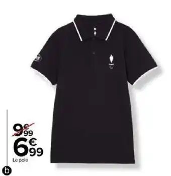 Carrefour Polo garçon offre