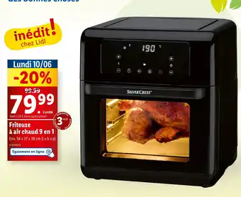 Lidl Friteuse à air chaud 9 en 1 offre