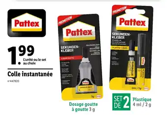 Lidl Colle instantanée offre