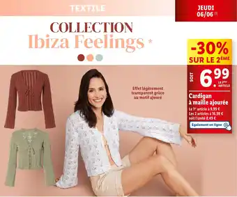 Lidl Cardigan à maille ajourée offre