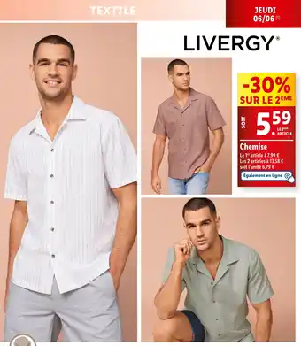 Lidl Chemise offre