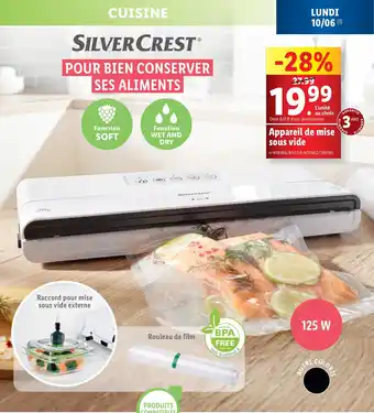 Lidl Appareil de mise sous vide offre