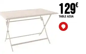 La Foir'Fouille TABLE AZUA offre