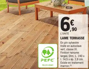 E.Leclerc Brico LAME TERRASSE offre