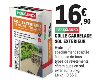 COLLE CARRELAGE SOL EXTĂRIEUR
