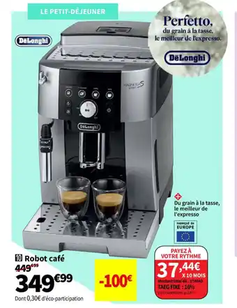 Conforama Robot café offre