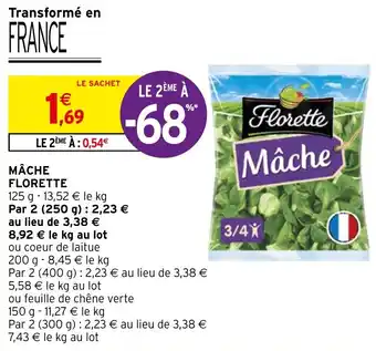 Intermarché Hyper MÂCHE FLORETTE offre