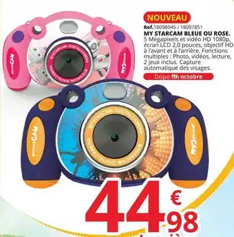 Maxi Toys My Starcam Bleue Ou Rose. offre