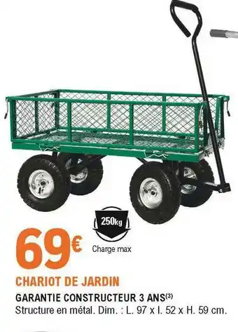 E.Leclerc Jardi Chariot De Jardin offre