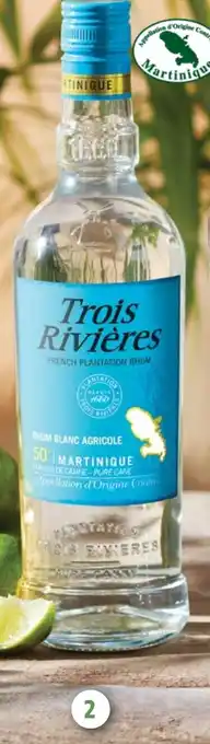 Intermarché Hyper RHUM BLANC AGRICOLE TROIS RIVIÈRES offre
