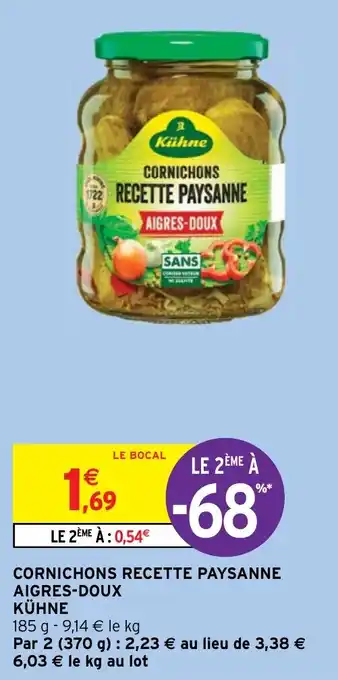 CORNICHONS RECETTE PAYSANNE AIGRES-DOUX KÜHNE