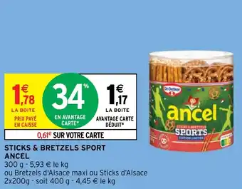 Intermarché Hyper STICKS & BRETZELS SPORT ANCEL offre