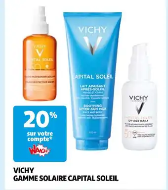 Auchan VICHY GAMME SOLAIRE CAPITAL SOLEIL offre