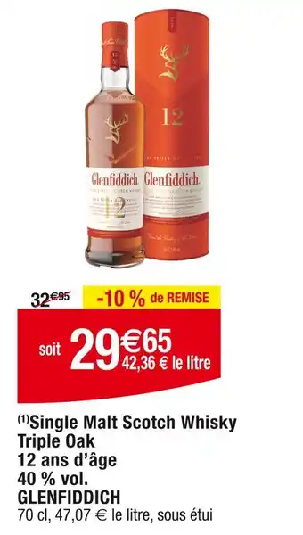 Cora x Carrefour GLENFIDDICH Single Malt Scotch Whisky offre
