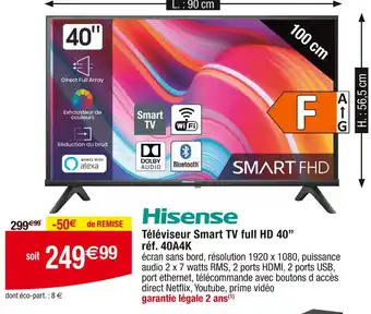 GF Téléviseur Smart TV full HD 40’’