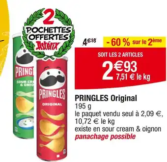 Cora x Carrefour PRINGLES PRINGLES Original offre