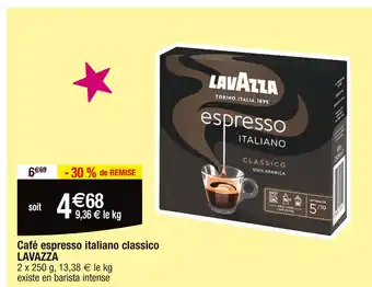 Cora x Carrefour LAVAZZA Café espresso italiano classico offre