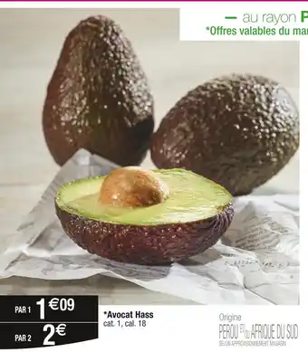 Cora x Carrefour Avocat Hass offre