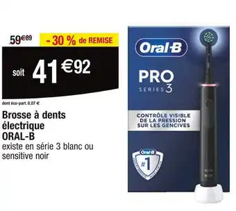 Cora x Carrefour ORAL-B Brosse à dents électrique offre