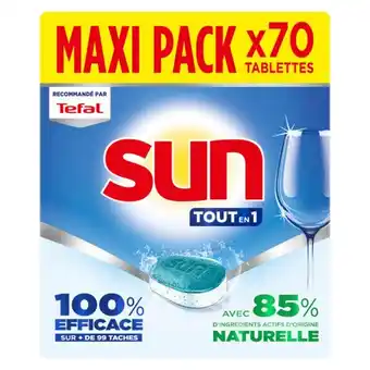 Auchan Tablettes Lave-Vaisselle Tout En Un Sun offre