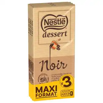 Auchan Tablettes De Chocolat Noir Nestlé Dessert offre