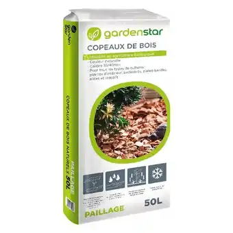 Auchan Copeaux De Bois Naturel 50 L Gardenstar offre