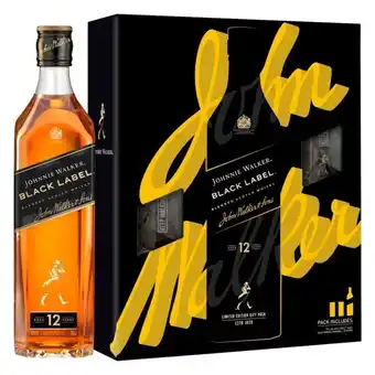 Auchan Coffret Whisky Johnnie Walker Black Label offre