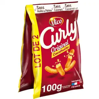 Auchan Curly Cacahuète L'original offre