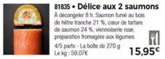 Délice aux 2 saumons