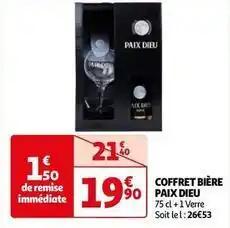 Auchan Paix dieu - coffret bière offre